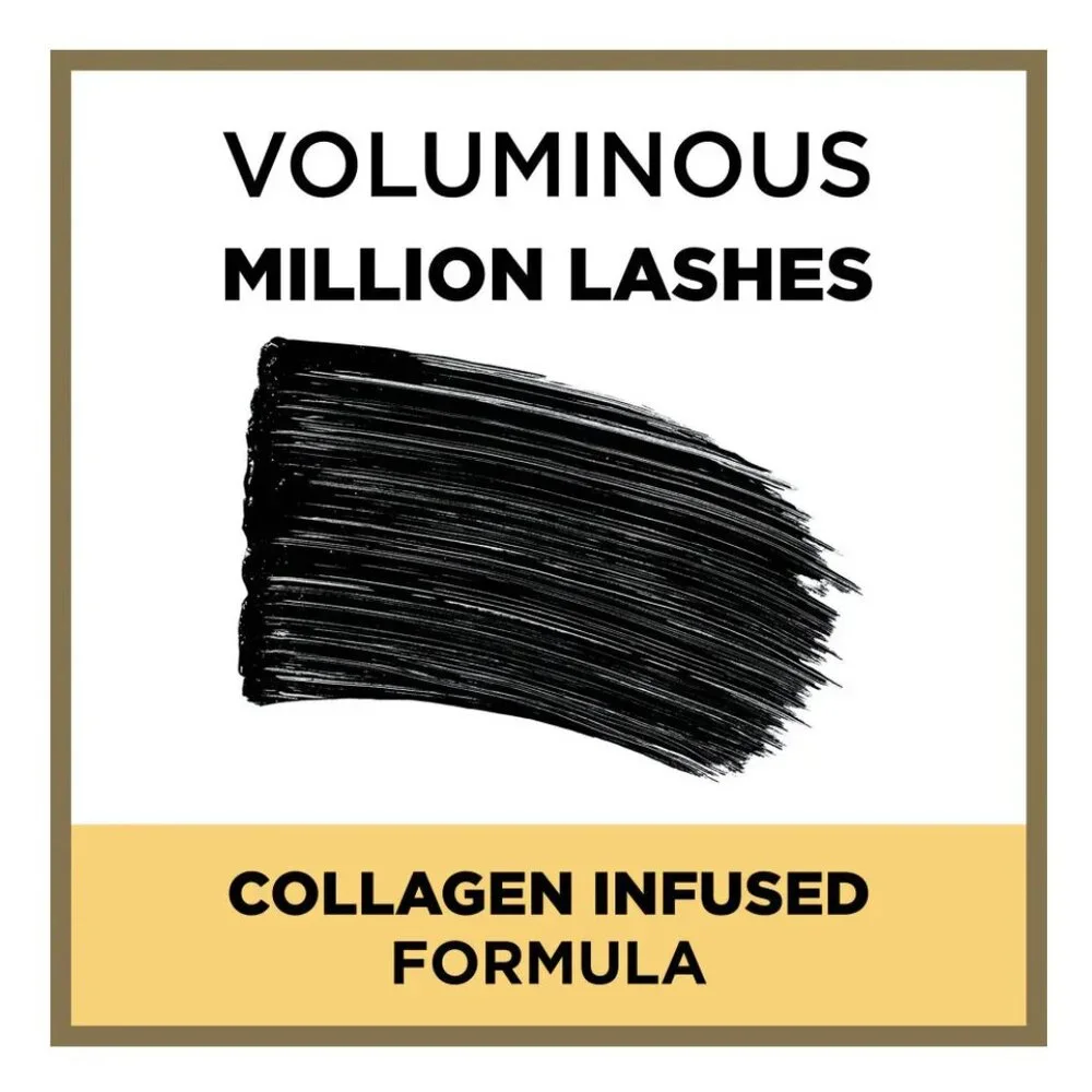 SEALED ~ L'Oreal Voluminous Million Lashes Mascara - Black Brown 655